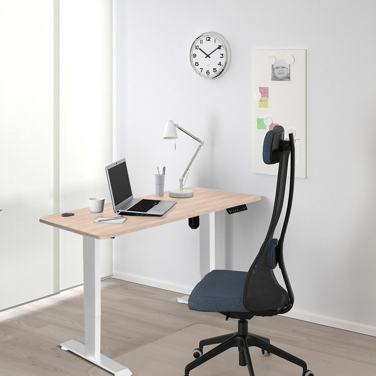17 Stories Adjustable Home Office Desk Electric Computer Standing